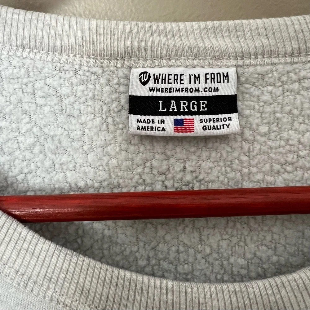 Where I Come From Cleveland Gray Women's cropped  Sweatshirt Browns bulldog soft - Picture 4 of 8